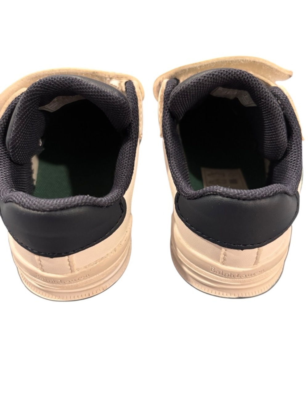 Polo by Ralph Lauren Toddler Boy Size 8 White Sneakers - Picture 6 of 10